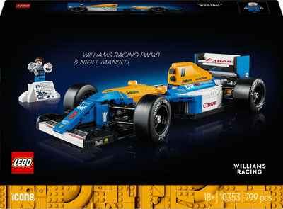 LEGO Icons 10353 Williams Racing FW14B en Nigel Mansell