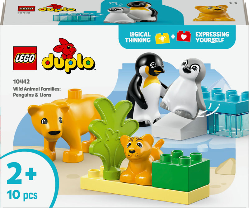 LEGO Duplo 10442 Families van wilde dieren: pinguïns en leeuwen