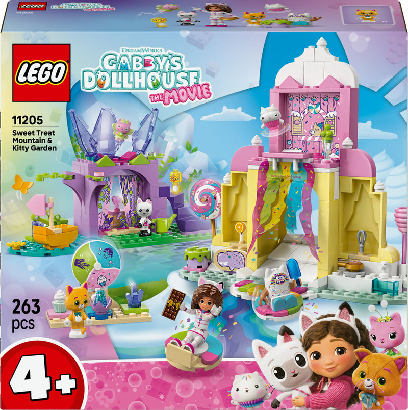 LEGO Gabby's Dollhouse 11205 Snoepjesberg en kittentuin
