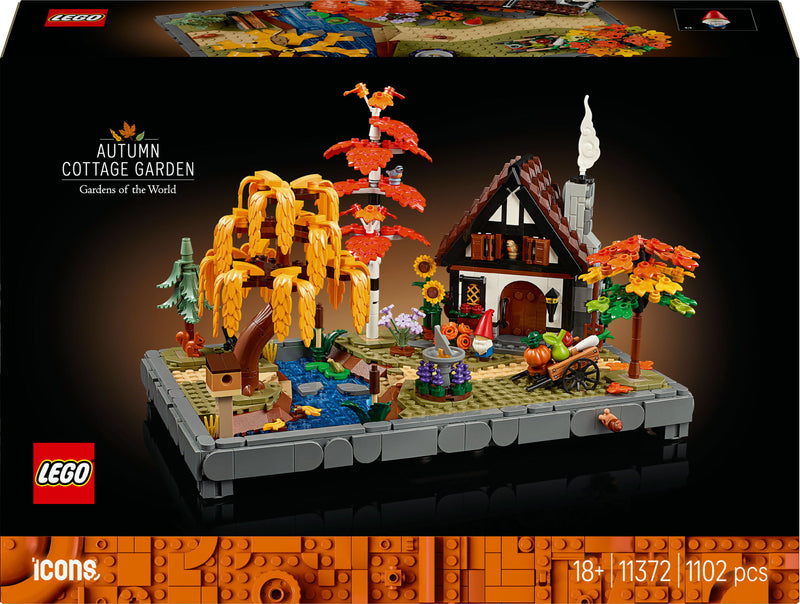 LEGO Icons 11372 Herfsttuin met cottage