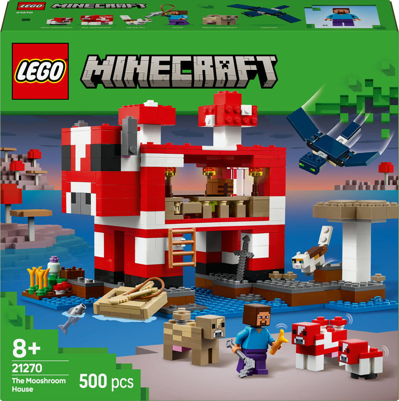 LEGO Minecraft 21270 Het Mooshroom huis