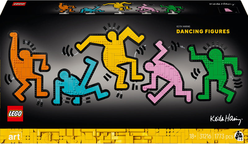 LEGO Art 31216 Keith Haring – Dansende figuren