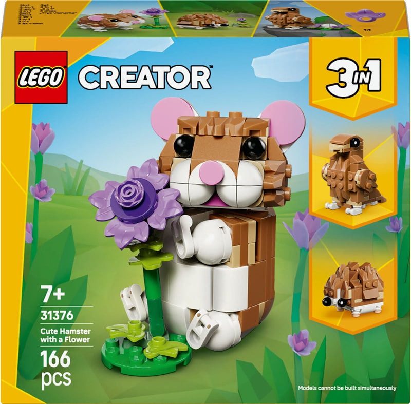 LEGO Creator 31376 Schattige hamster met bloem