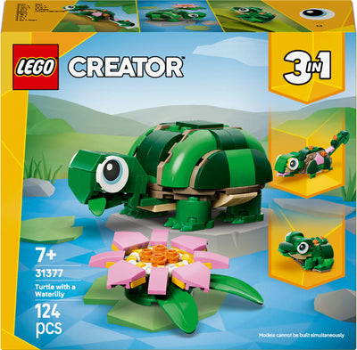 LEGO Creator 31377 Schildpad met waterlelie