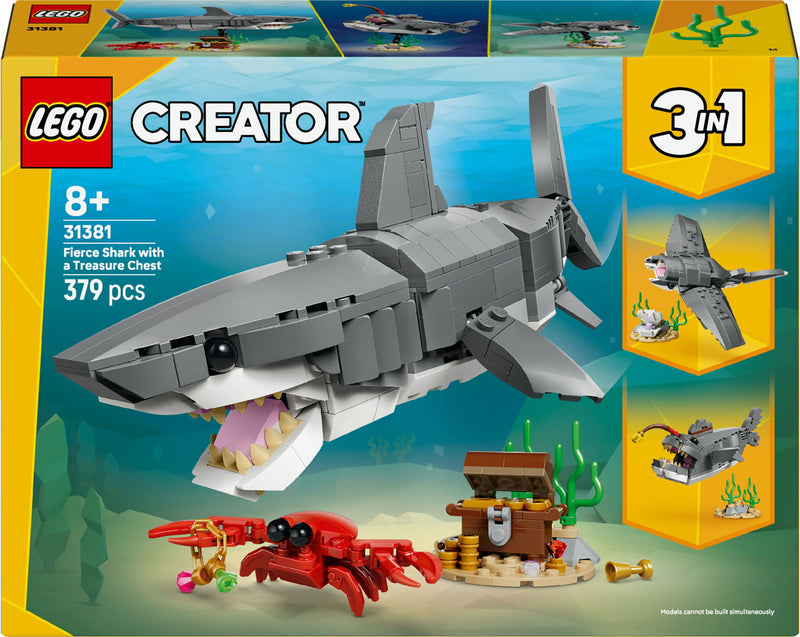 LEGO Creator 31381 Woeste haai met schatkist