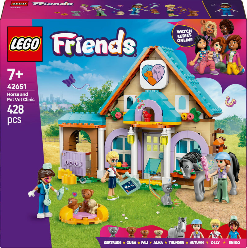 LEGO Friends 42651 Dierenkliniek voor paarden en huisdieren