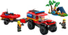 LEGO City 60412 4x4 brandweerauto met reddingsboot