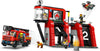 LEGO City 60414 Brandweerkazerne en brandweerauto