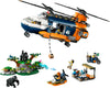 LEGO City 60437 Jungleonderzoekers: helikopter bij de basis