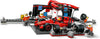 LEGO City 60443 F1 pitstop en pitcrew met Ferrari auto