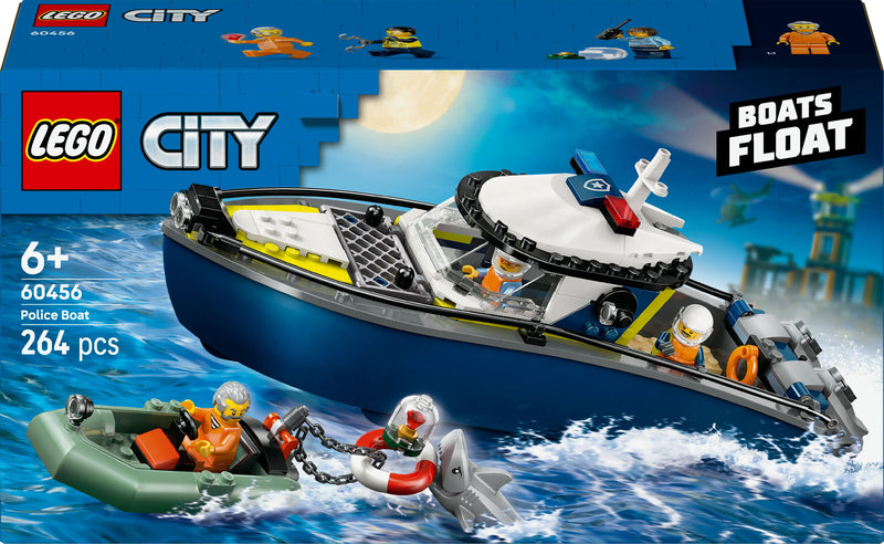LEGO City 60456 Achtervolging met politieboot