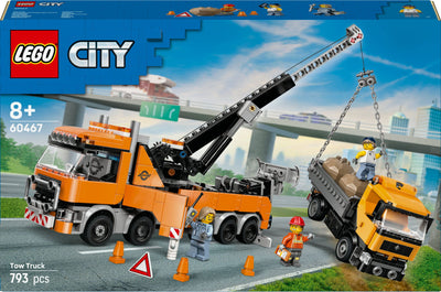 LEGO City 60467 Zware sleepwagen met kraan