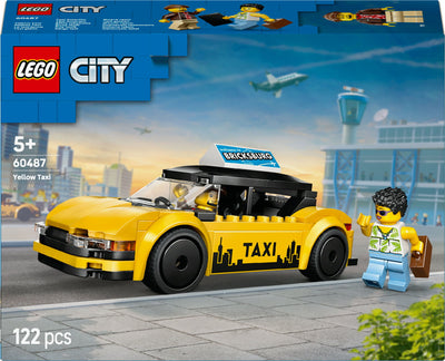 LEGO City 60487 Gele taxi