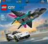 LEGO City 60489 Straalvliegtuig vs. sportauto