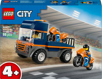 LEGO City 60491 Transportwagen voor motoren