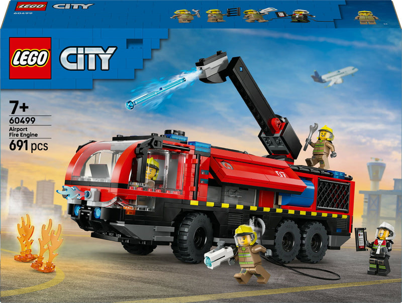 LEGO City 60499 Luchthaven brandweertruck