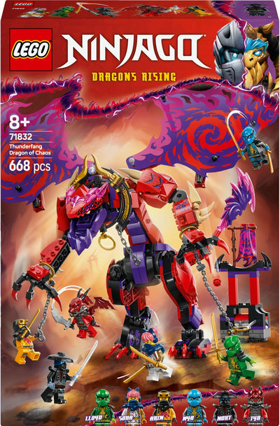 LEGO Ninjago 71832 Bliksemtand Draak van Chaos