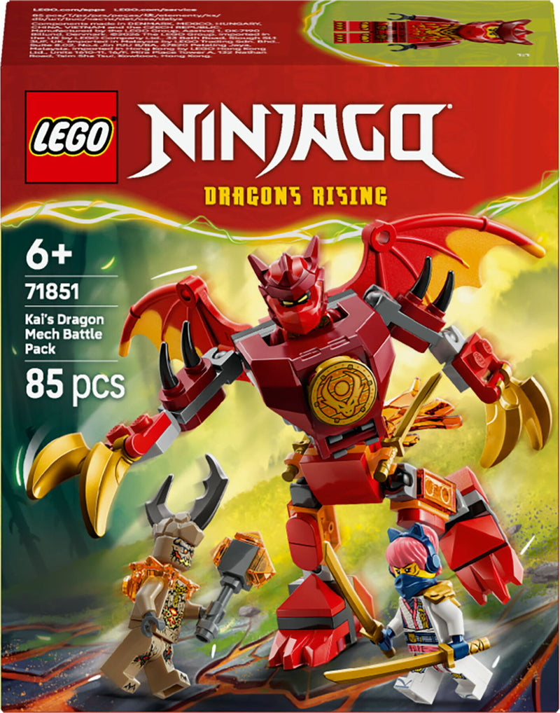 LEGO Ninjago 71851 Kai's drakenmecha strijdpakket