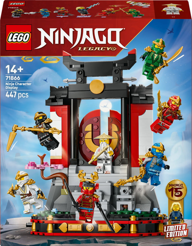 LEGO Ninjago 71866 15-jarig jubileum: Display met ninjapersonages