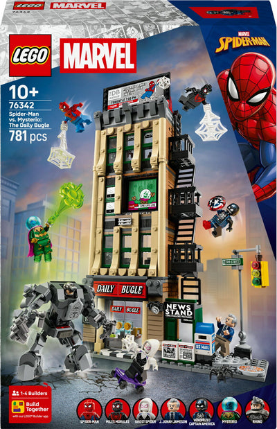 LEGO Marvel 76342 Spider-Man vs. Mysterio: de Daily Bugle