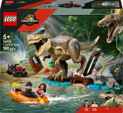 LEGO Jurassic World 76975 T. rex rivierontsnapping