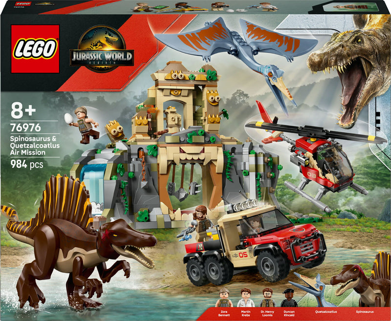 LEGO Jurassic World 76976 Spinosaurus en Quetzalcoatlus luchtmissie