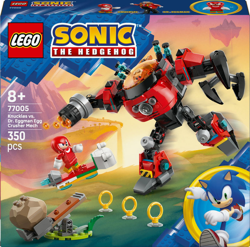 LEGO Sonic 77005 Knuckles vs. Dr. Eggman Egg Crusher mecha
