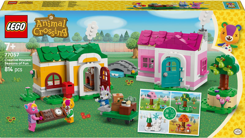 LEGO Animal Crossing 77057 Creatieve huizen: seizoenenlang plezier