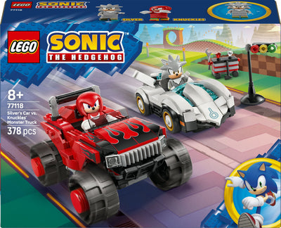 LEGO Sonic 77118 Silvers auto vs. Knuckles' monstertruck