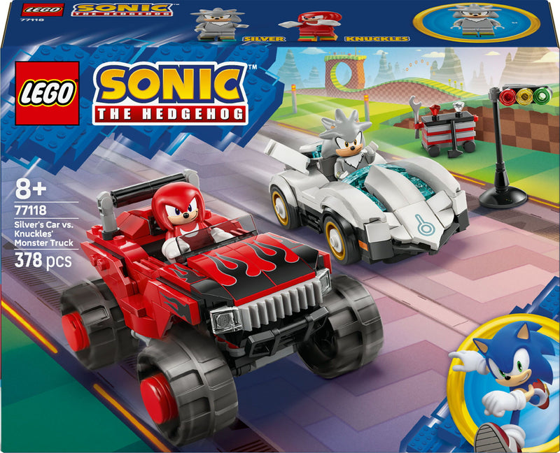 LEGO Sonic 77118 Silvers auto vs. Knuckles' monstertruck