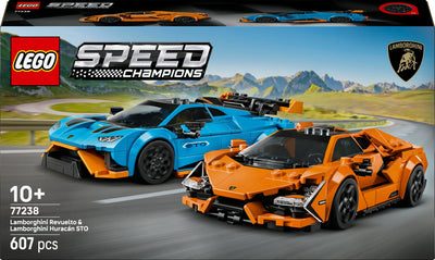 LEGO Speed Champions 77238 Lamborghini Revuelto en Huracán STO