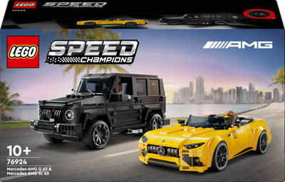 LEGO Speed Champions 76924 Mercedes-AMG G 63 en Mercedes-AMG SL 63