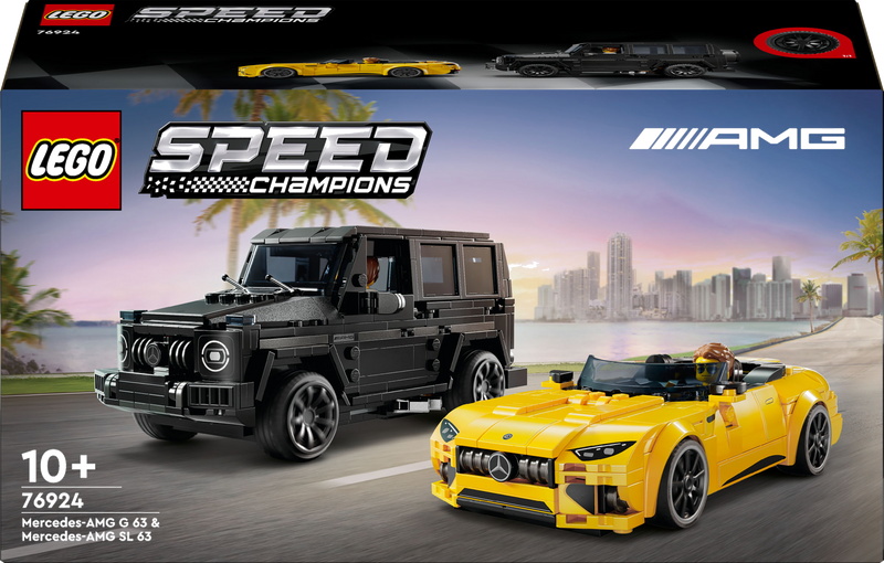 LEGO Speed Champions 76924 Mercedes-AMG G 63 en Mercedes-AMG SL 63
