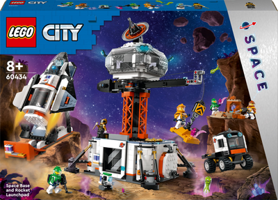 LEGO City 60434 Ruimtebasis en raketlanceringsplatform