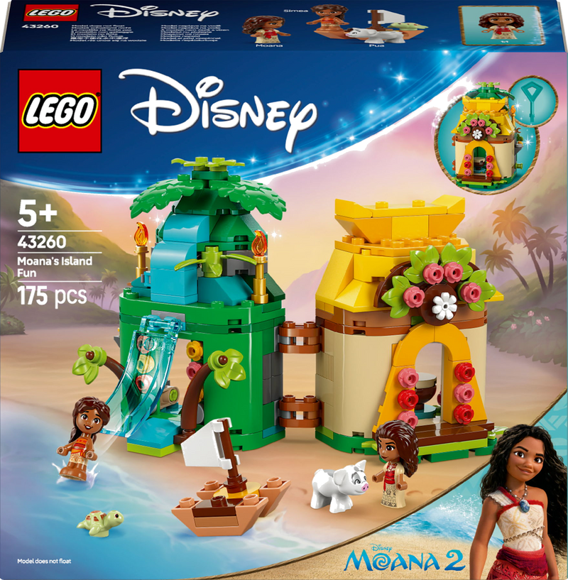 LEGO Disney 43260 Vaiana's speeleiland