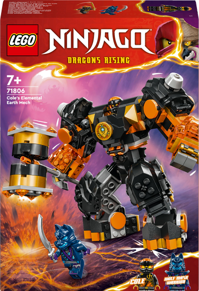 LEGO Ninjago 71806 Cole's elementaire aardemecha
