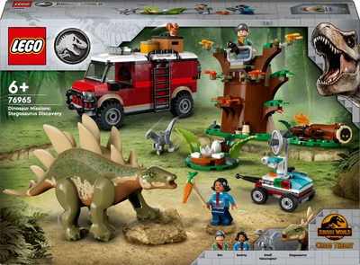 LEGO Jurassic World 76965 Dinosaurusmissies: Stegosaurus ontdekking
