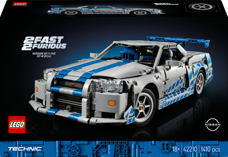 LEGO Technic 42210 2 Fast 2 Furious Nissan Skyline GT-R (R34) auto
