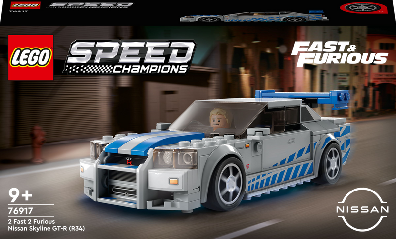 LEGO Speed Champions 76917 2 Fast 2 Furious Nissan Skyline GT-R