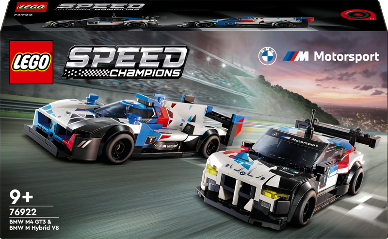 LEGO Speed Champions 76922 BMW M4 GT3 & BMW M Hybrid V8 racewagens