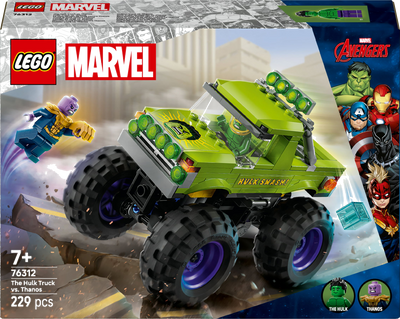 LEGO Marvel 76312 De Hulk truck vs. Thanos