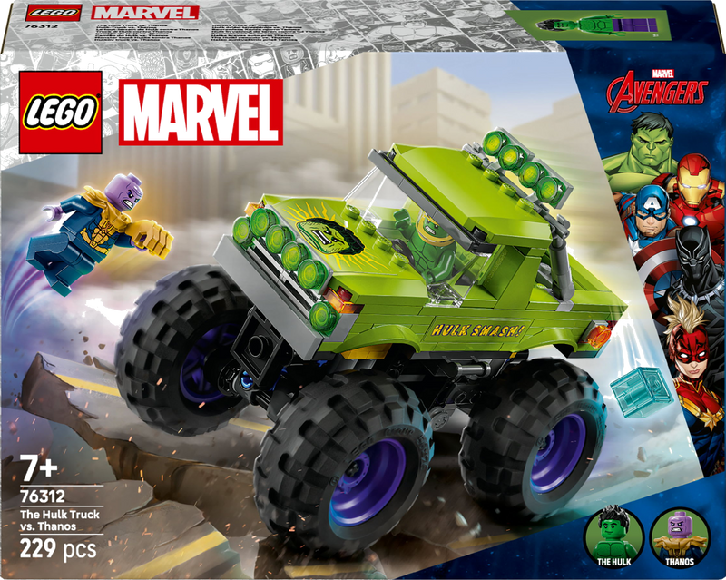 LEGO Marvel 76312 De Hulk truck vs. Thanos