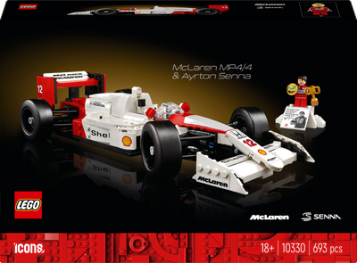 LEGO Icons 10330 McLaren MP4/4 en Ayrton Senna