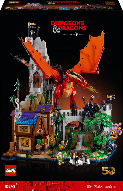 LEGO 21348 Dungeons & Dragons: het verhaal van de rode draak