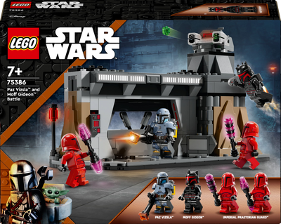 LEGO Star Wars 75386 Paz Vizsla en Moff Gideon duel