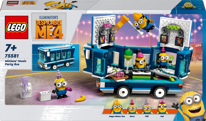 LEGO Minions 75581 Muzikale feestbus van de Minions