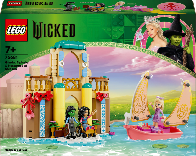 LEGO Wicked 75681 Glinda, Elphaba en Nessarose op Shiz University
