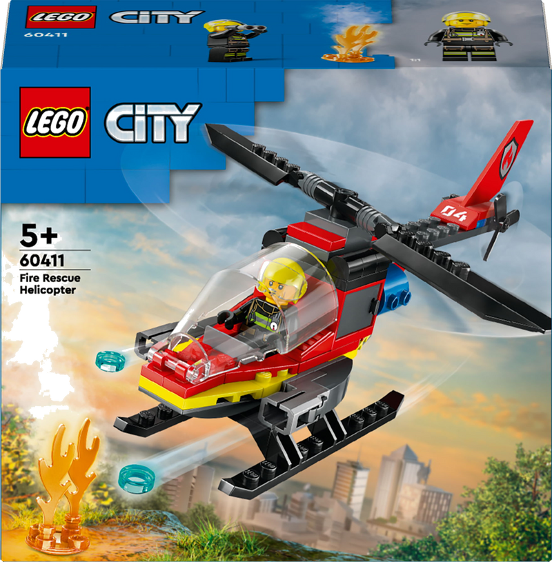 LEGO City 60411 Brandweerhelikopter