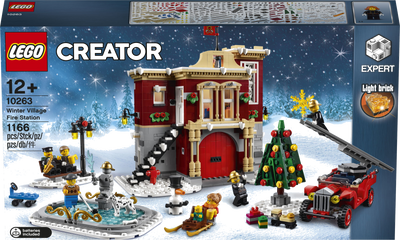 LEGO 10263 Brandweerkazerne in winterdorp