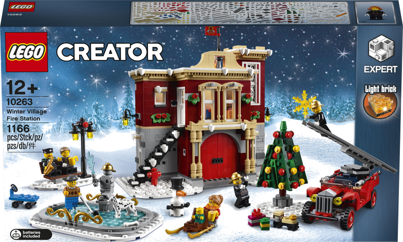 LEGO 10263 Brandweerkazerne in winterdorp